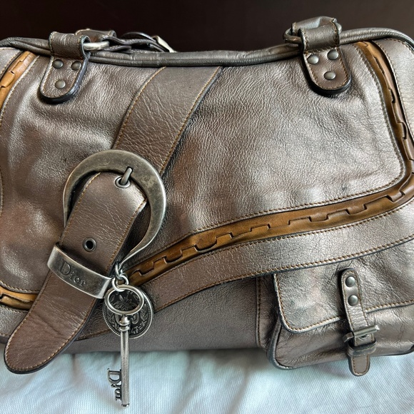 Authentic Dior Gaucho Shoulder Bag - Picture 6 of 16